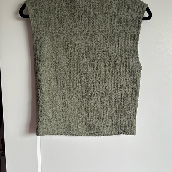 NWOT Abercrombie Paloma Bubble Knit Top - Green - small - Picture 8 of 10